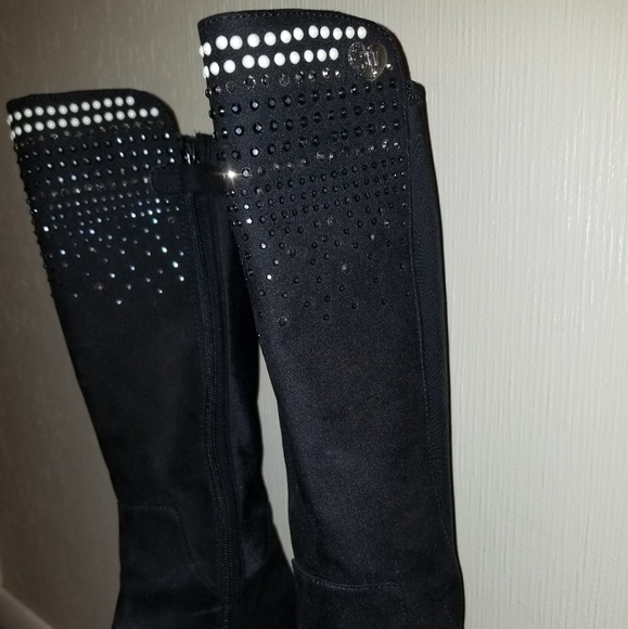 Girls Stuart Weitzman Pearl & Rhinestone K-Boot - Picture 2 of 5